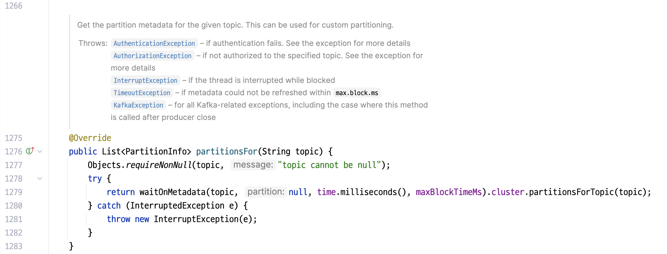 kafka-partition-metadata