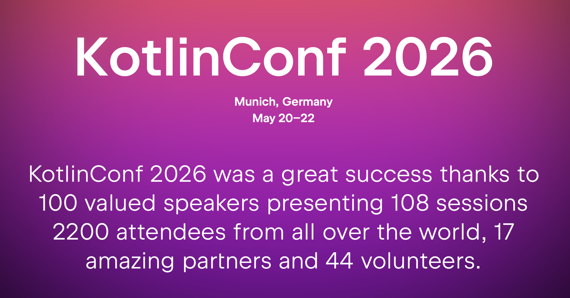 KotlinConf 2026 참가 후기